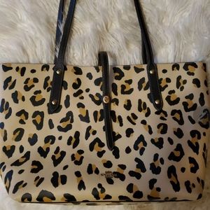 Coach leopard tote